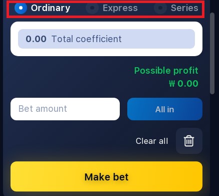 Types of 1win Bets